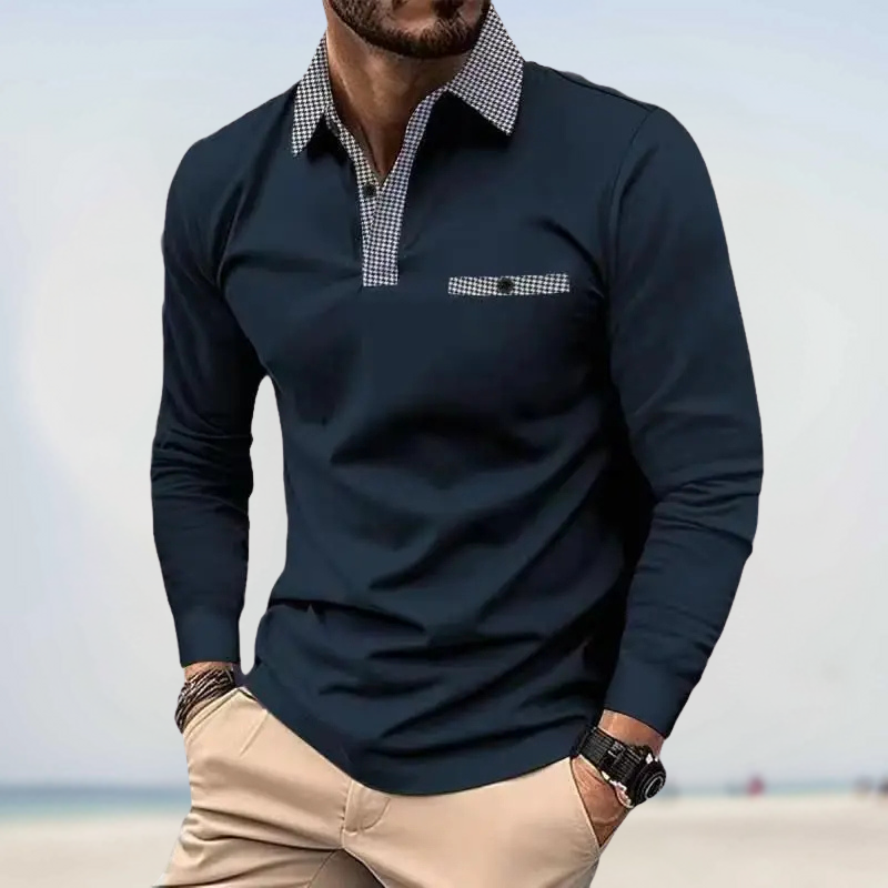 Benjamin - Poloshirt mit langen Ärmeln
