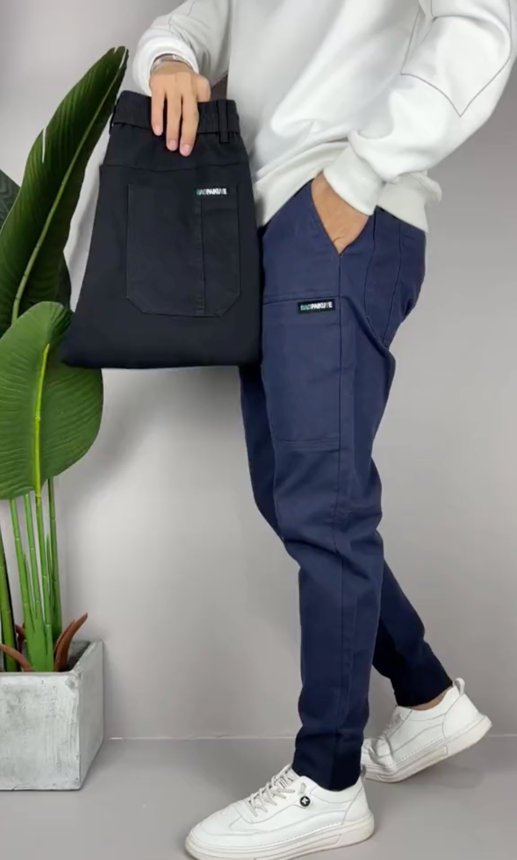 Vincenzo - Hochleistungs-Cargohose mit Stretch