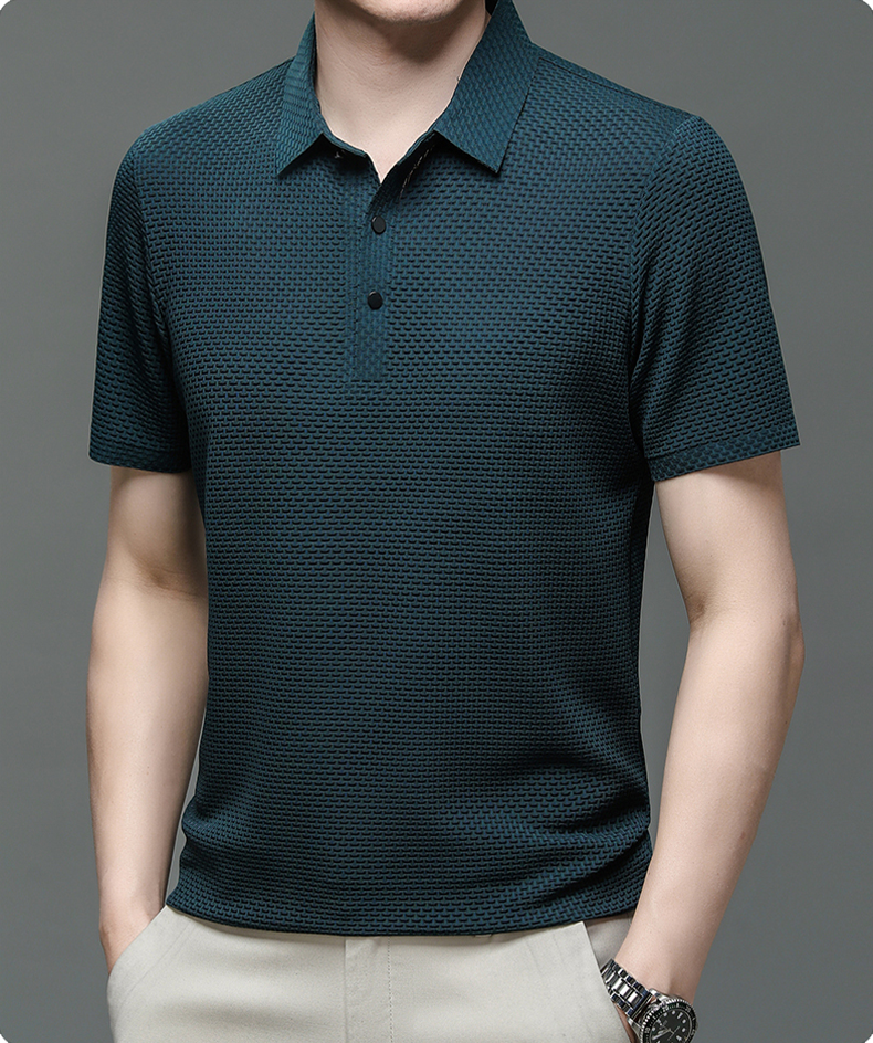 LuxeWave™ - Veredeltes Poloshirt